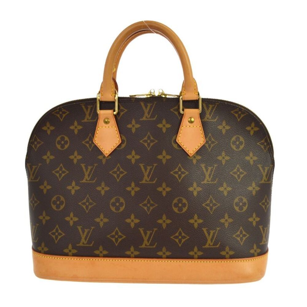 Louis Vuitton Alma Monogram Canvas Brown Canvas Handbag